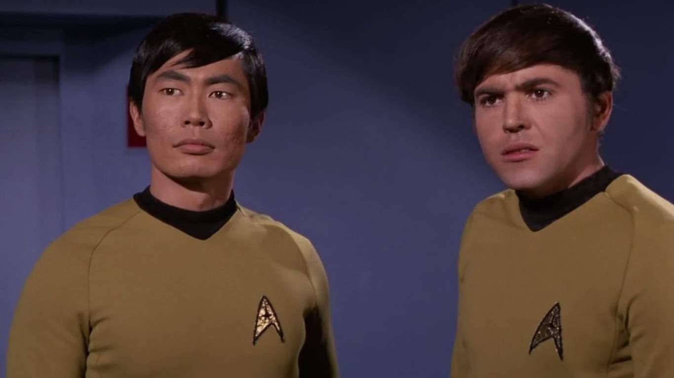 Star Trek, &quot;Turnabout Intruder&quot; | Walter Koenig and George Takei in Star Trek (1966)