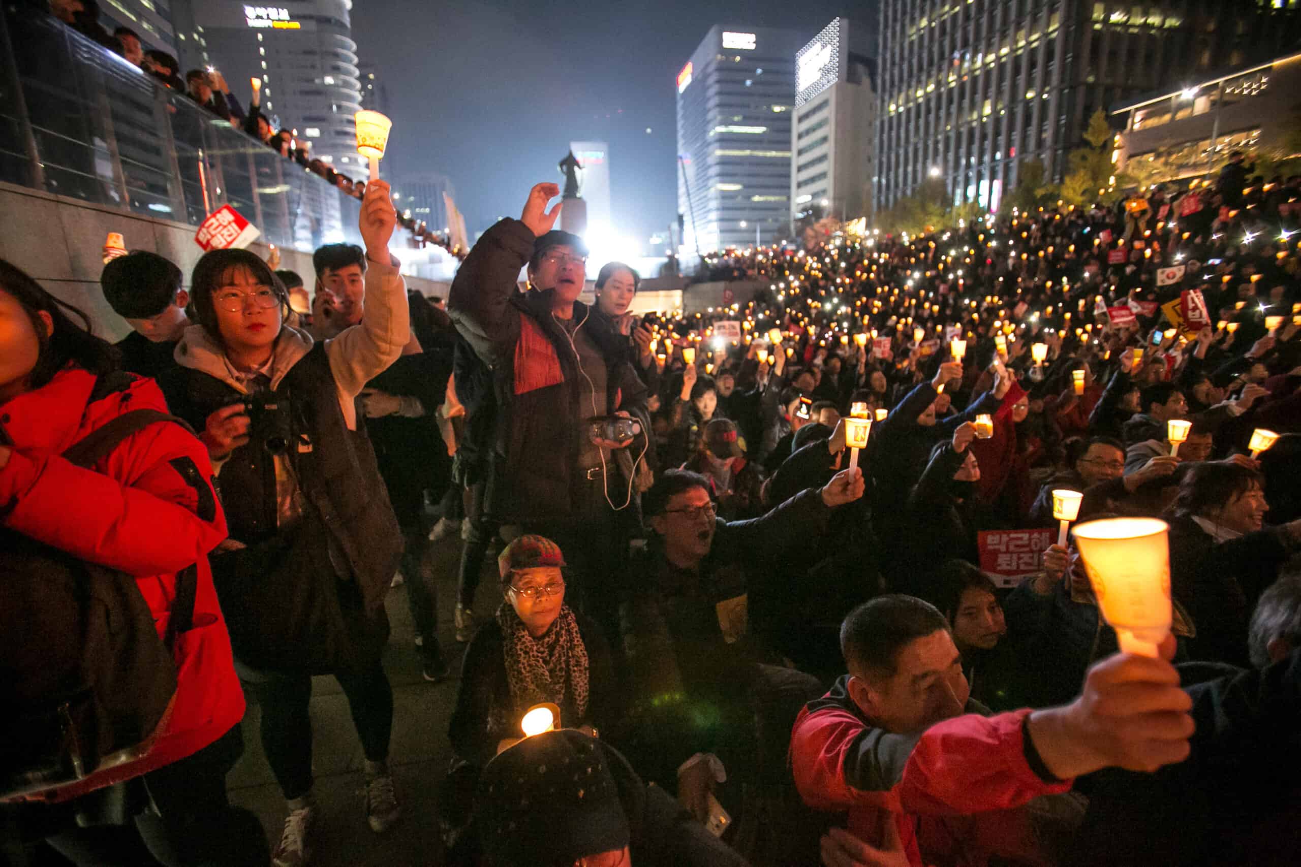 Anti-Park Rally Continues In Seoul