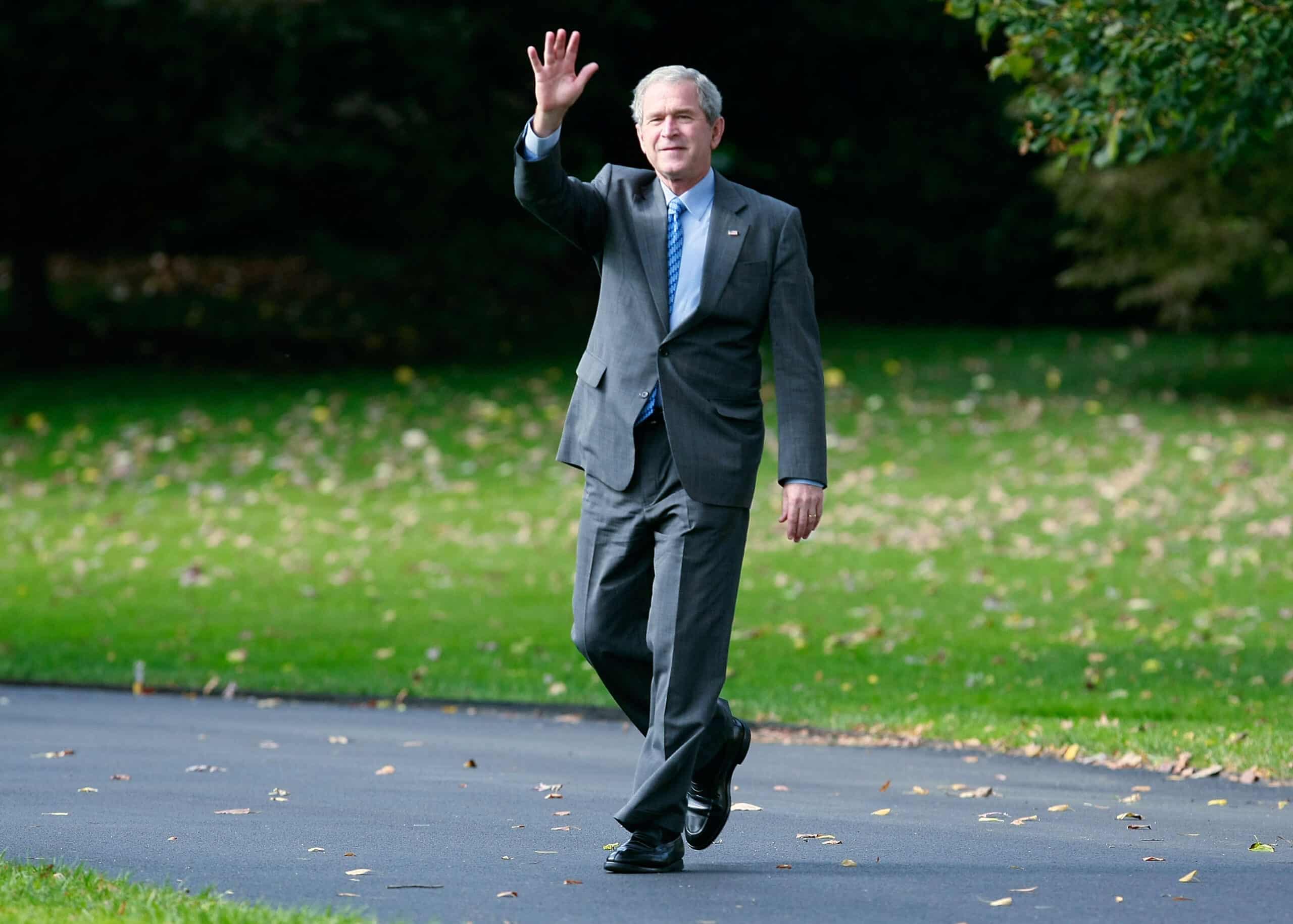 President Bush Departs The White House