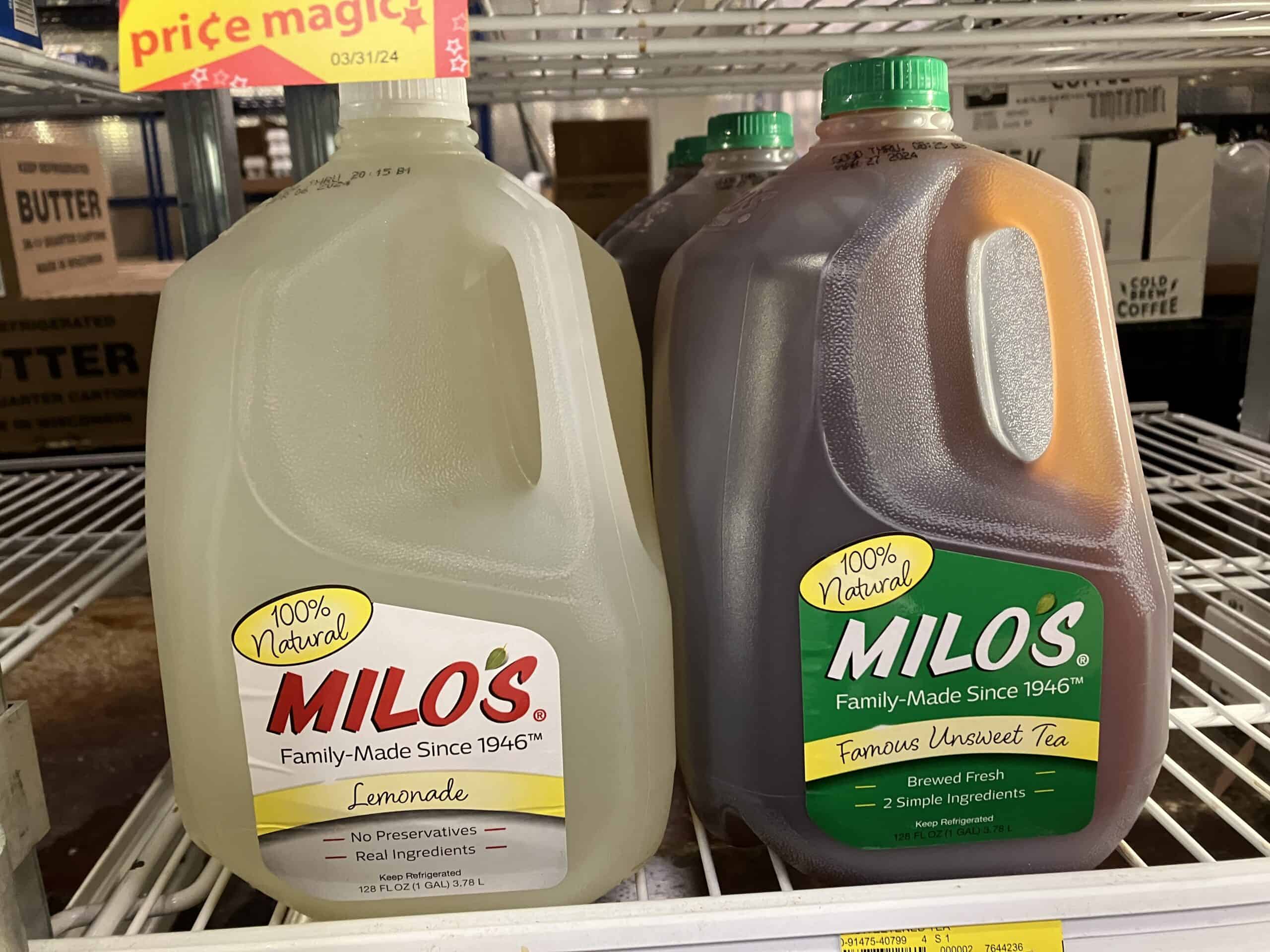 Milo&#039;s lemonade and unsweet tea