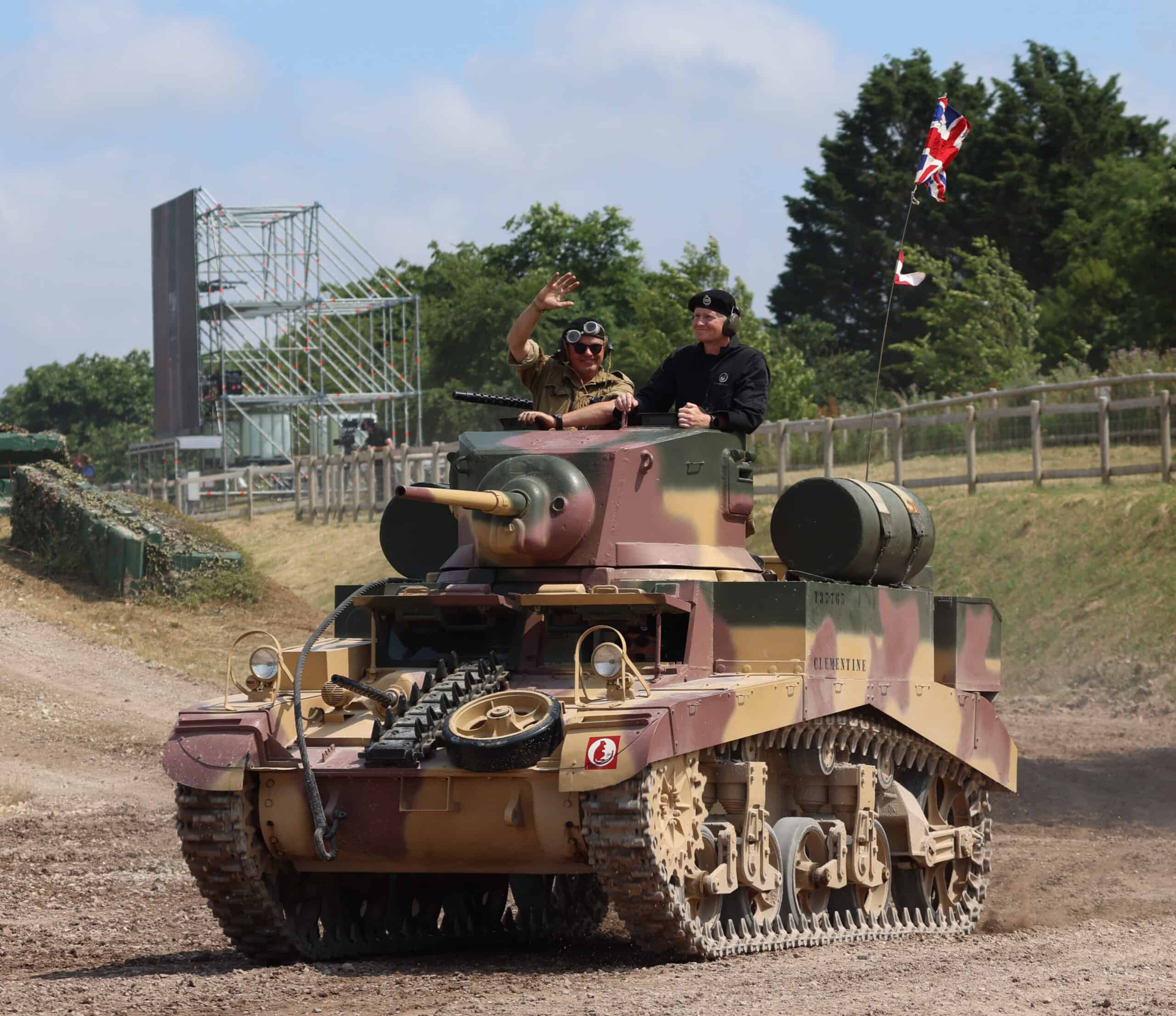 Photo of M3A1 Stuart (T37765) at tankfest 2023 by Geni