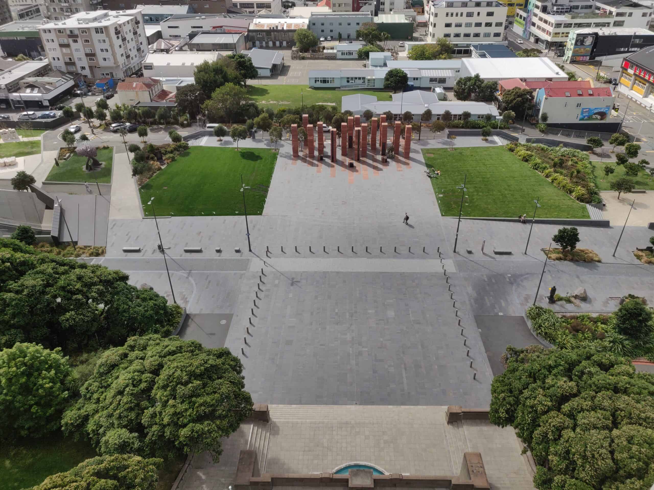 View North from the Wellington Carillon. by Ballofstring