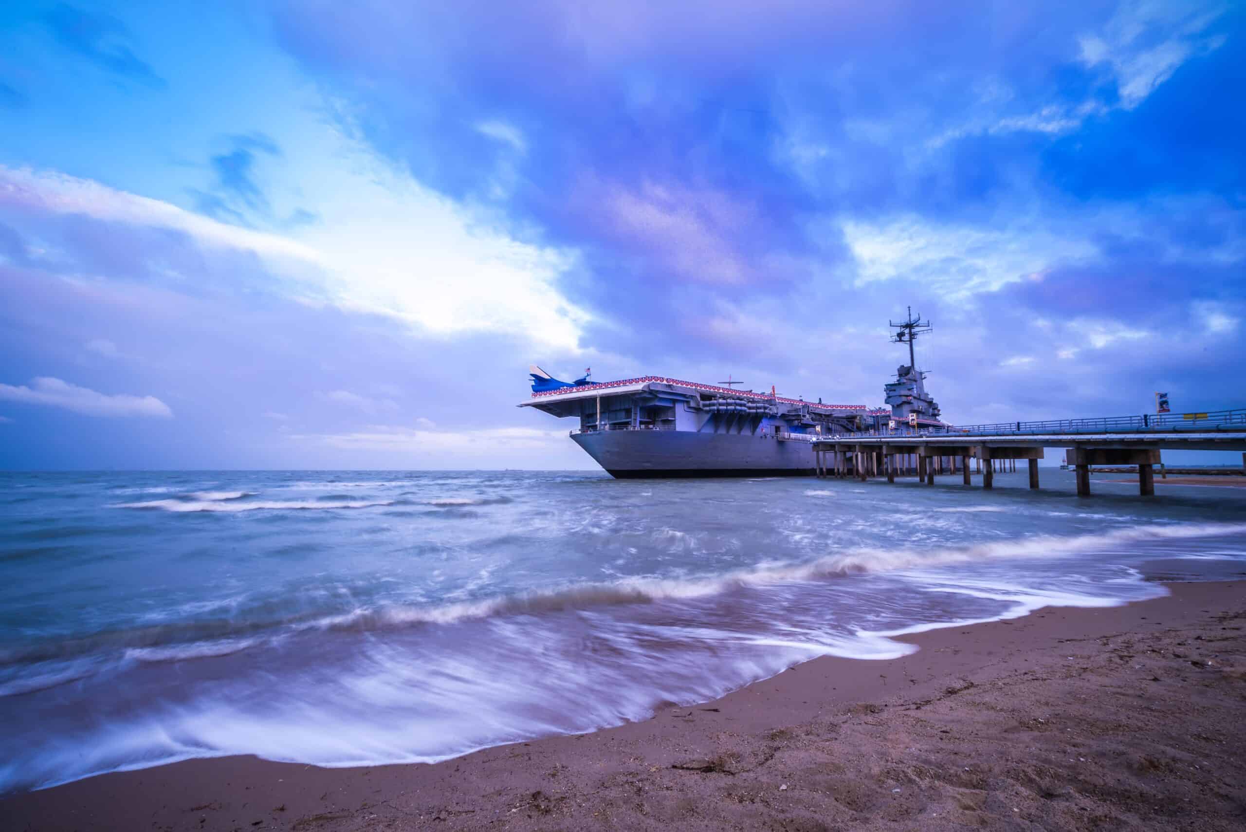 Texas military | Aircraft carrier USS Lexington docked in Corpus Christi