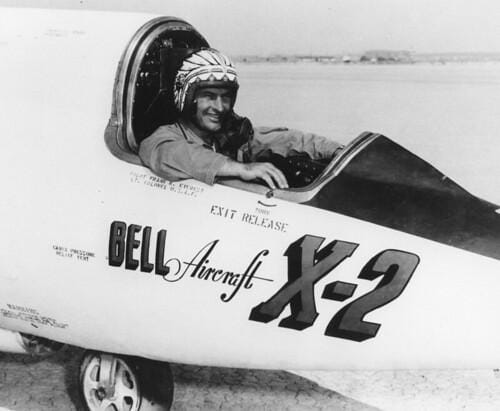 NACA-USAF Test pilot Lt. Col. Frank Kendall 'Pete' Everest in the Bell X-2 'Starbuster' by aeroman3
