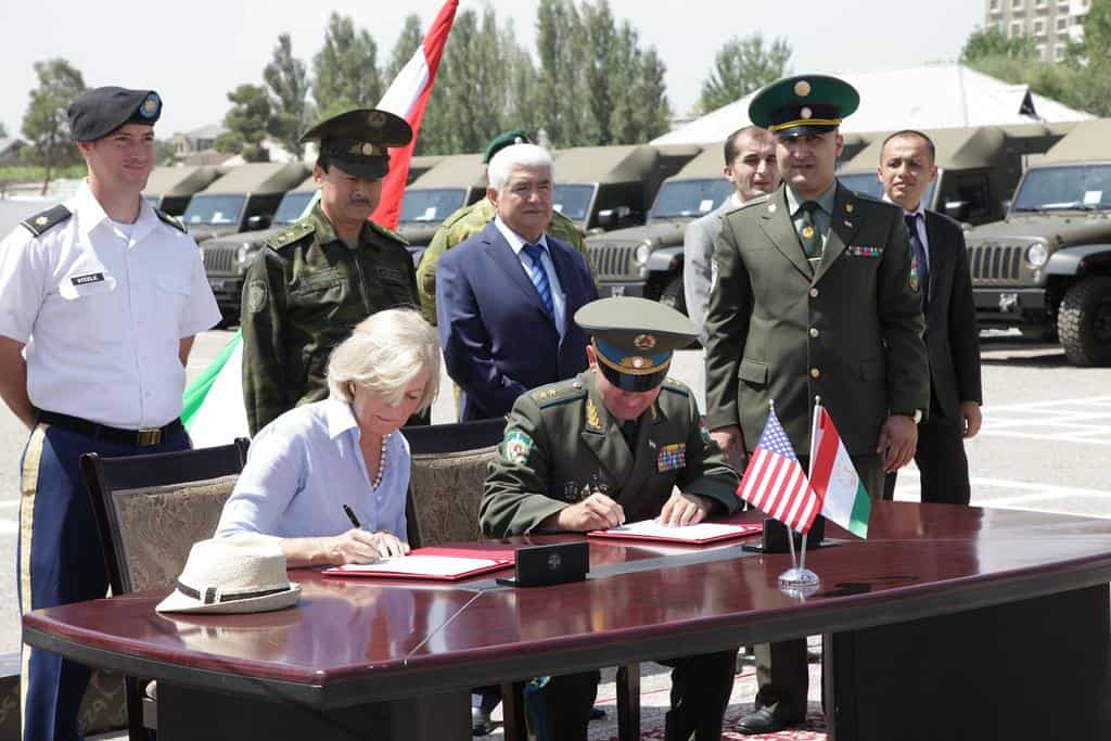 Tajikistan+military | 2017 S Tajik soldiers study diligently as part of their professional military education class, Tajikistan, 2017