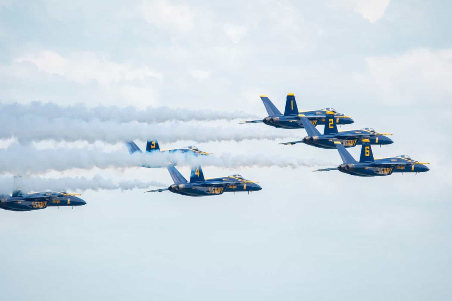 Navy Blue Angels at the Chicago Airshow