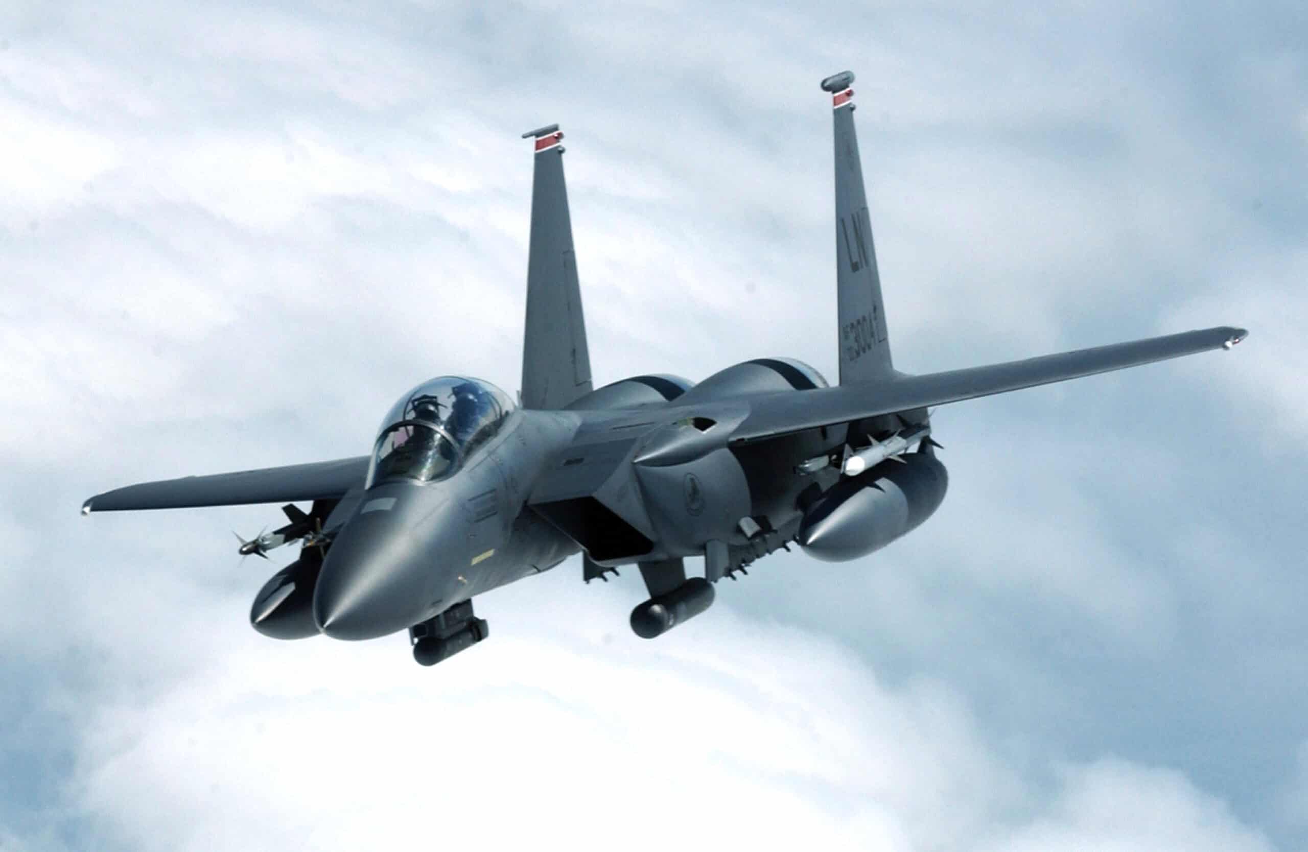 File:F-15E Strike Eagle banks away from a tanker.jpg by (U.S. Air Force photo by Staff Sgt. Tony R. Tolley)