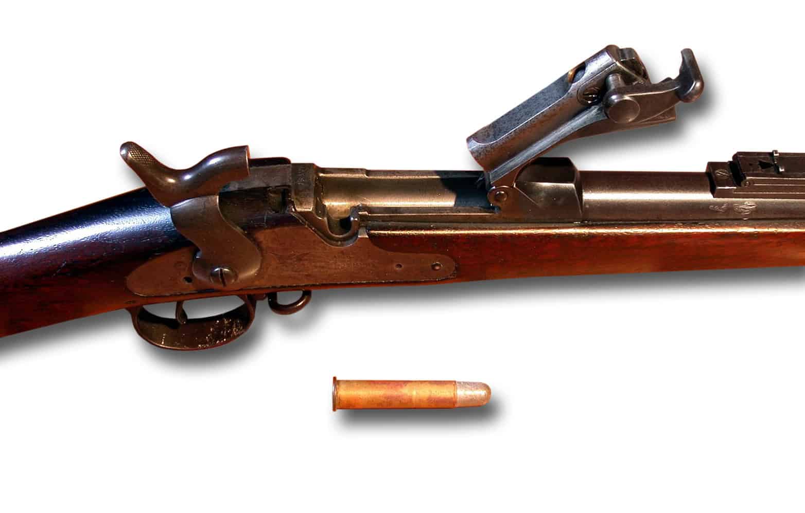 Springfield Trapdoor breech open