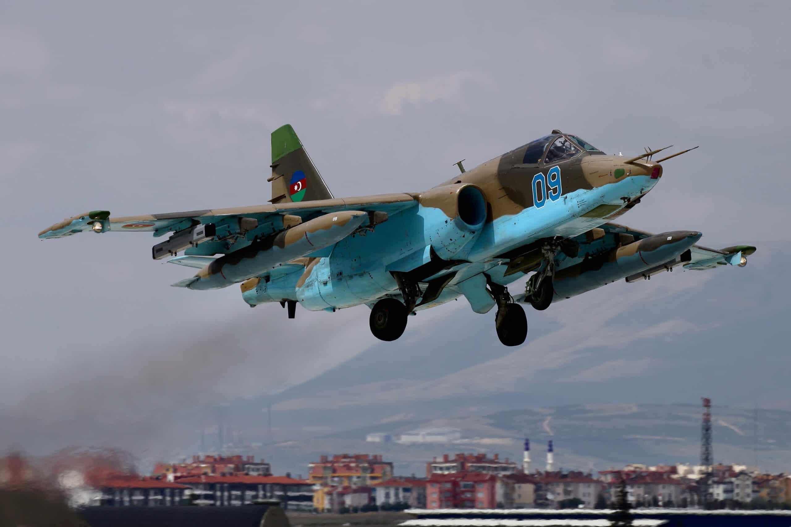 09 Sukhoi SU-25 Azerbaijan Air... by Colin Cooke Photo