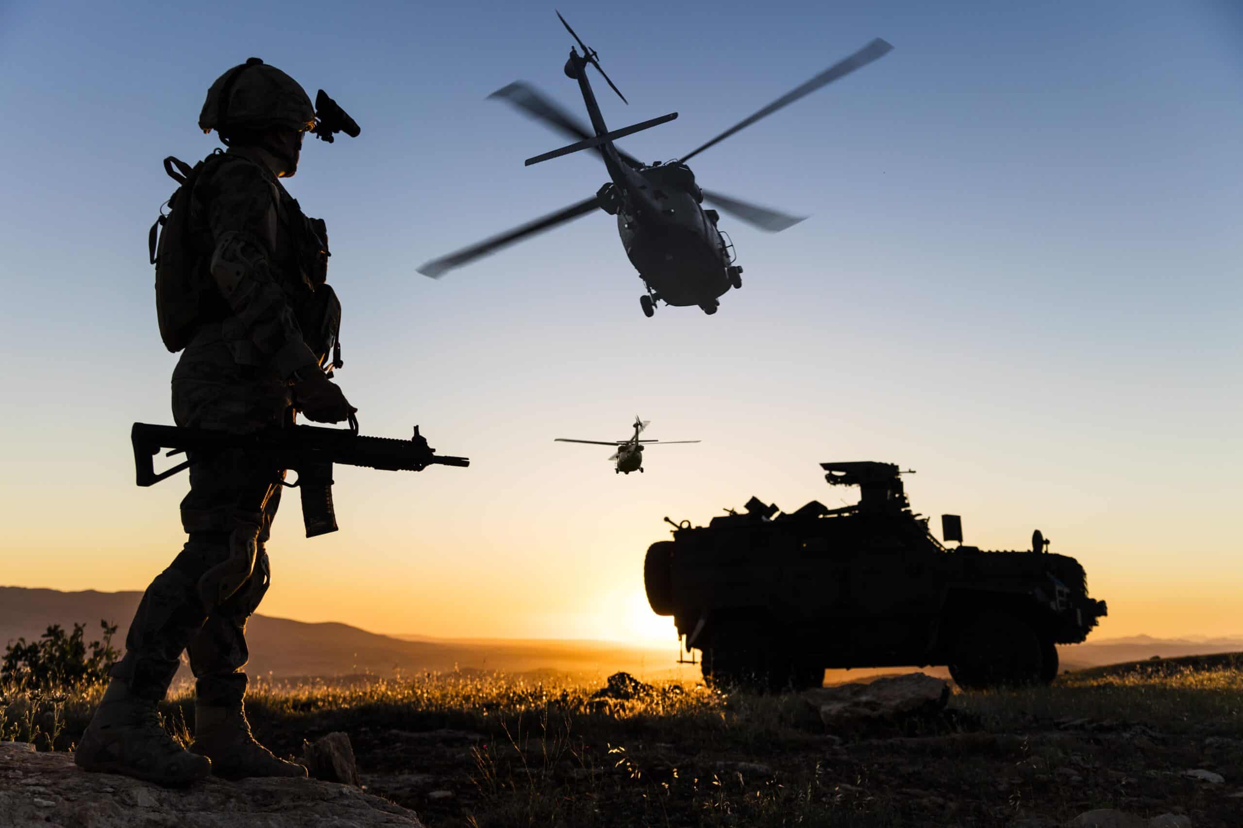 United States military | Military Operation at sunrise
