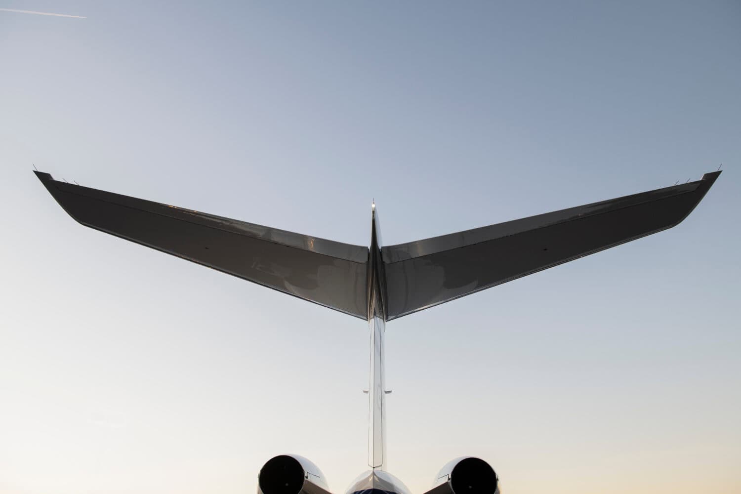 Tail section of Gulfstream Jet