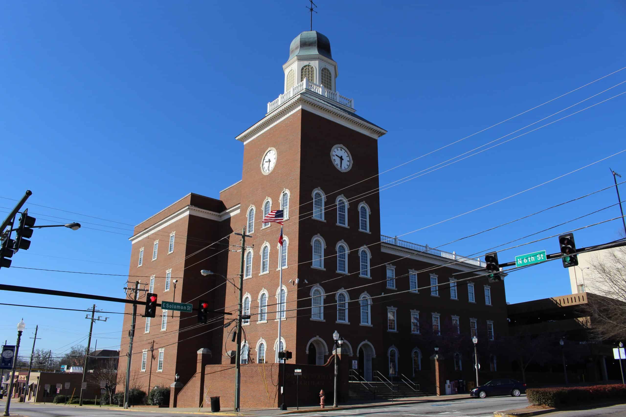 Spalding County Courthouse (NE corner) by Michael Rivera