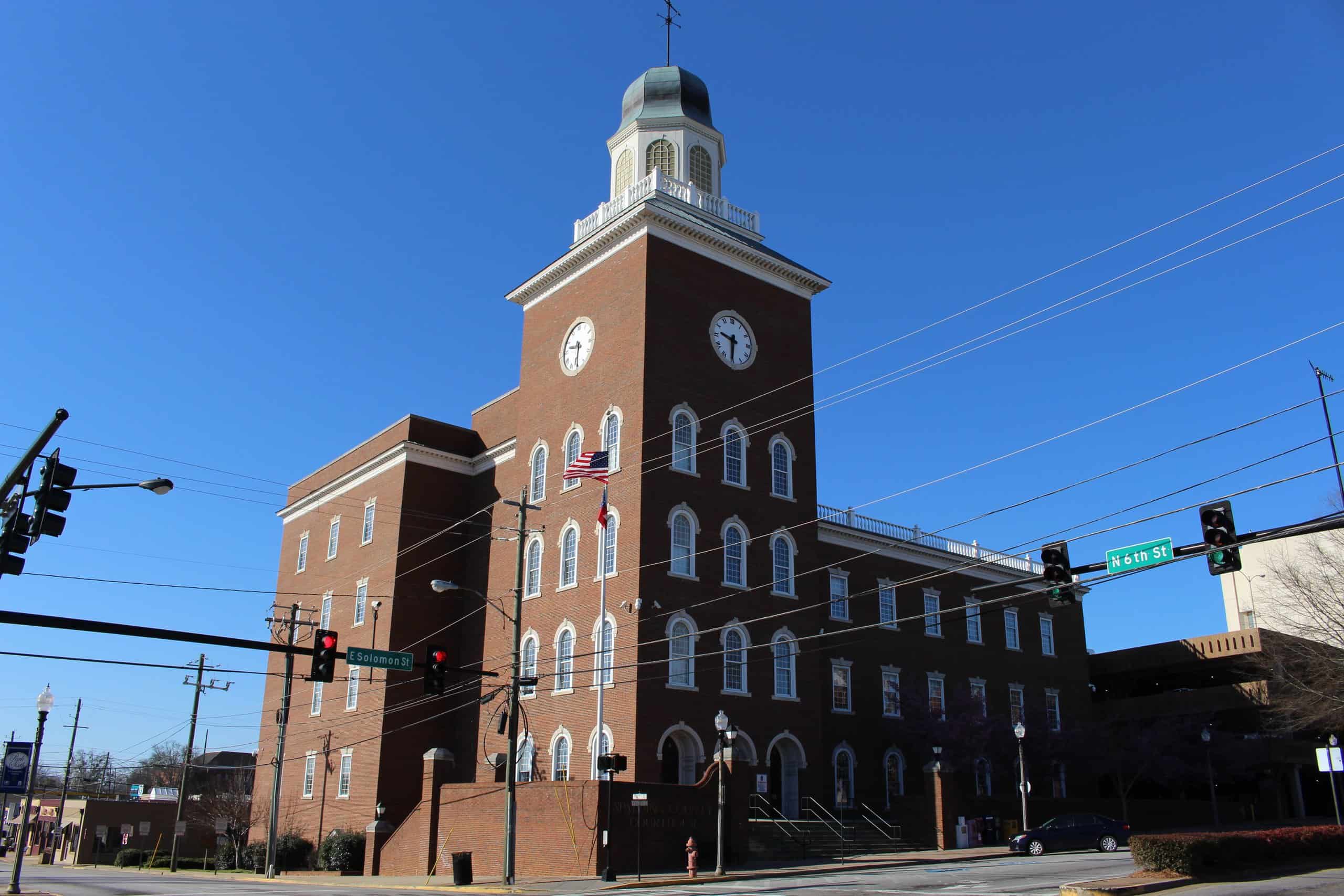 Spalding County Courthouse (NE corner) by Michael Rivera