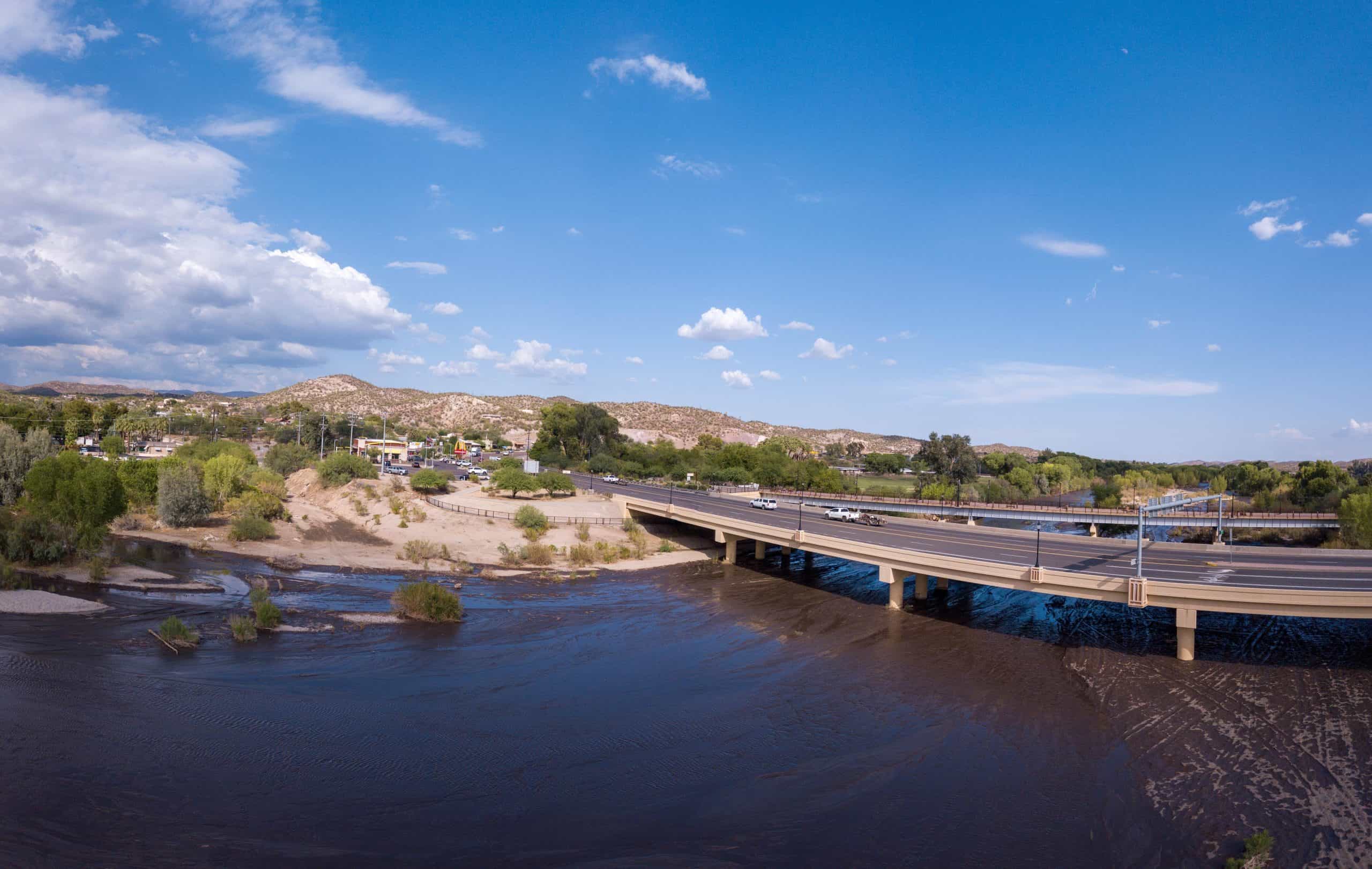 Wickenburg, Arizona | Scenery of a bridge over the Hassayampa River in Wickenburg, Arizona, the USA