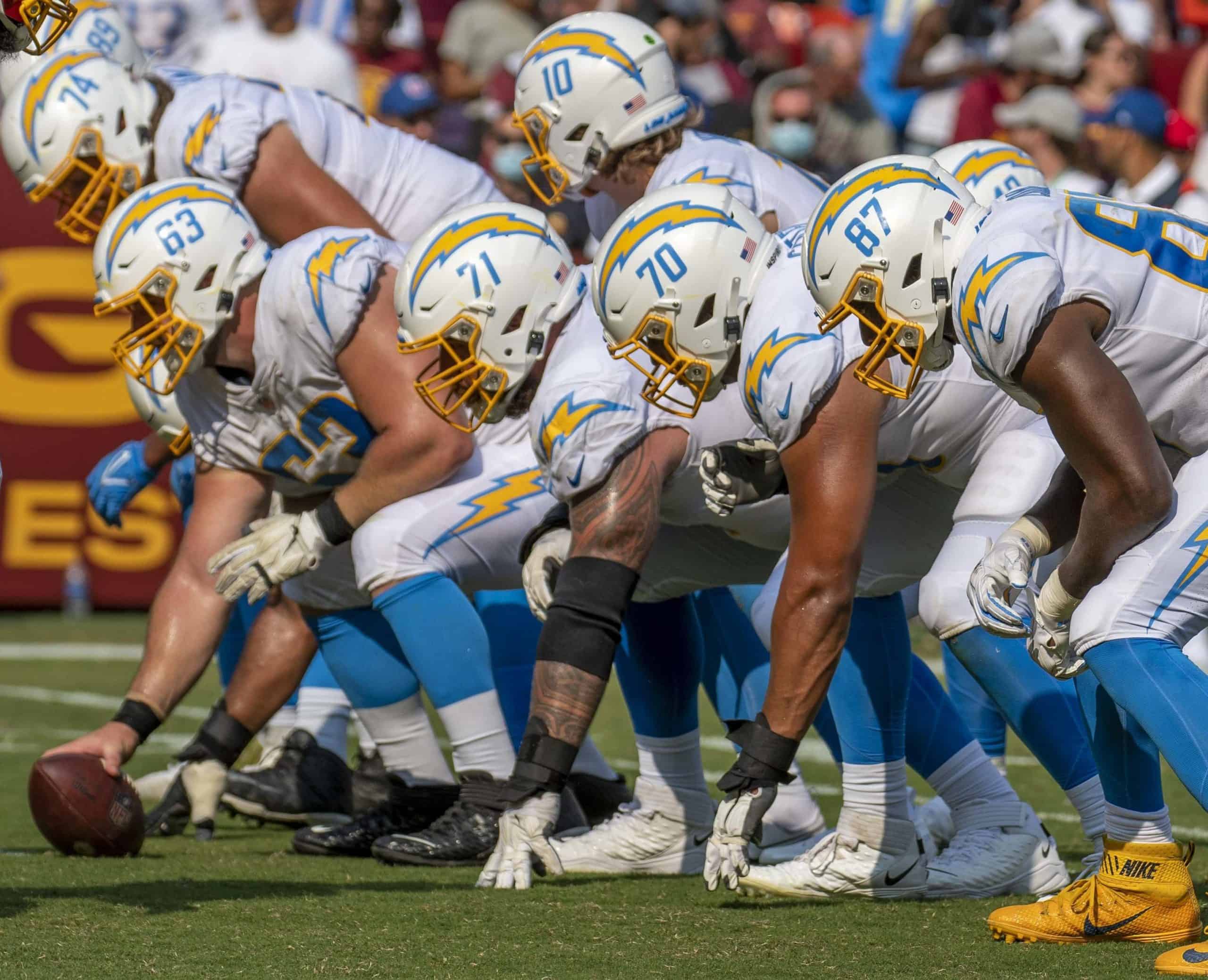 Los+Angeles+Chargers | Washington Football Team vs. Los Angeles Chargers, August 27, 2021(cropped)