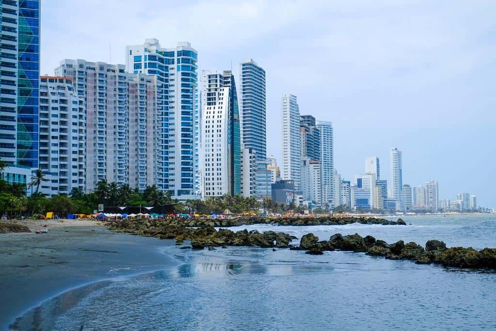 Bocagrande, Cartagena, Colombia by Reg Natarajan