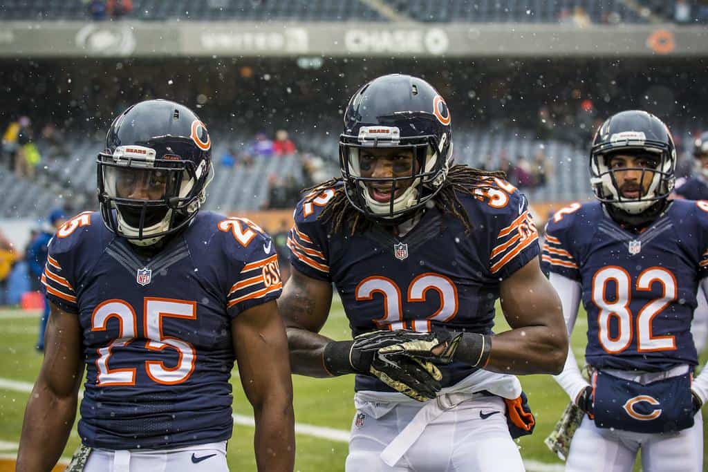 Military service members honored during Chicago bears game by 416thTEC