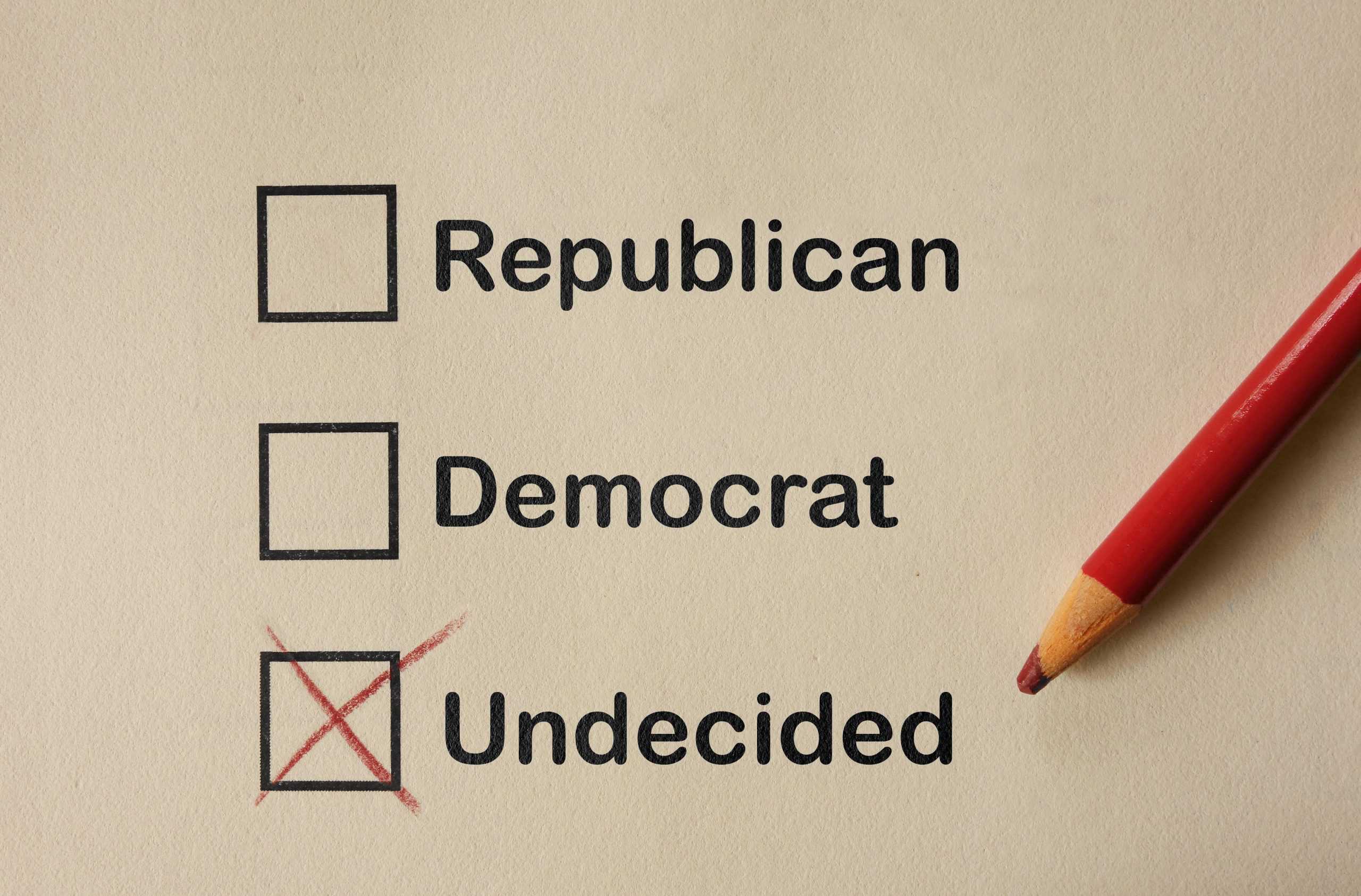 undecided voter | Undecided voter concept