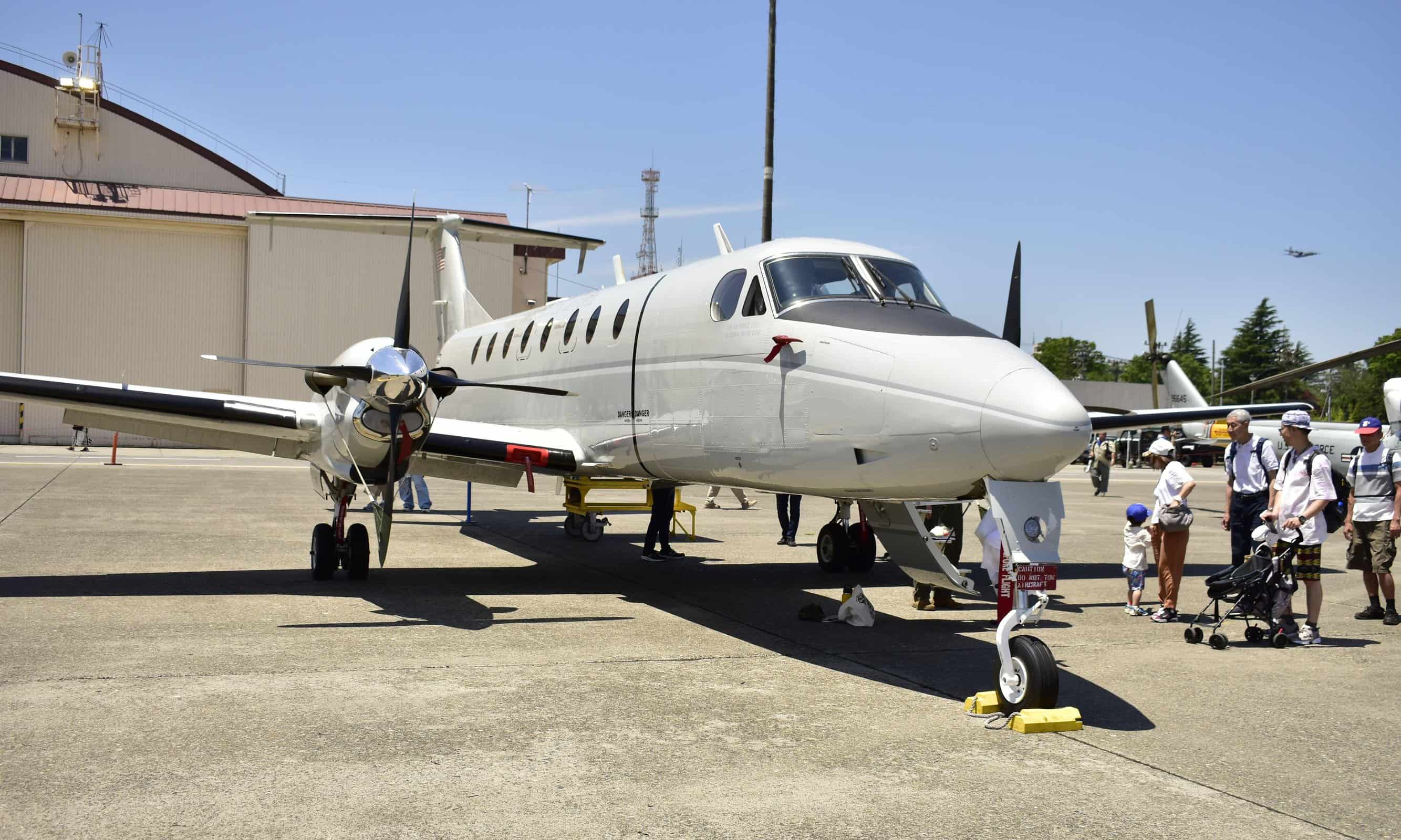 Japanese - American Friendship Festival 2024, Yokota Air Base Beech C-12 Huron a by u6c5fu6238u6751u306eu3068u304fu305eu3046