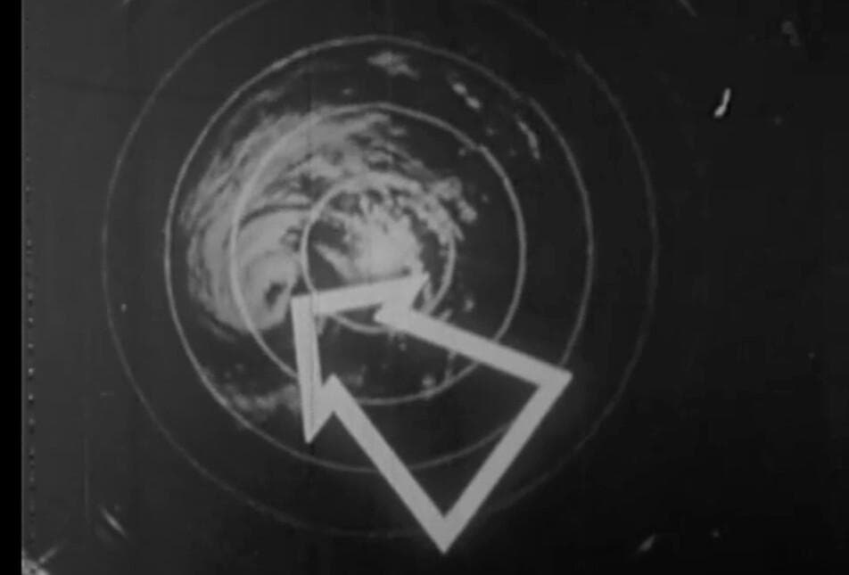 Hurricane Ione (1955) Radar Image by ForceThirteen