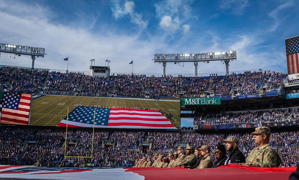 APG Represented at Baltimore Ravens Football Game - Nov. 7, 2021 by Aberdeen Proving Ground