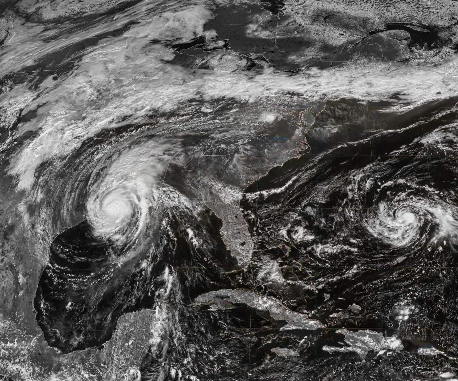 Hurricane Lili. . Elements of this image furnished by NASA.