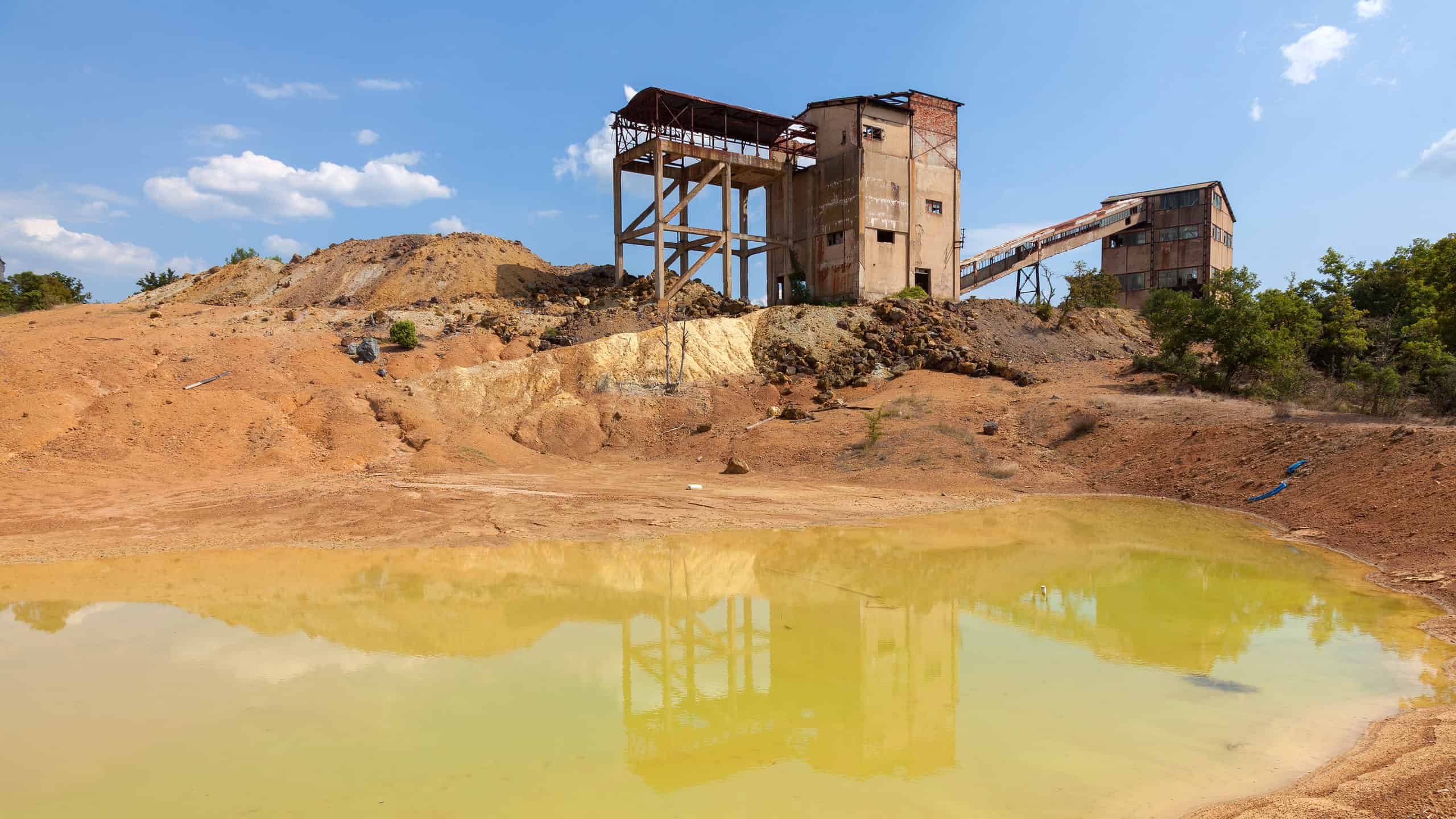 Water pollution from mining