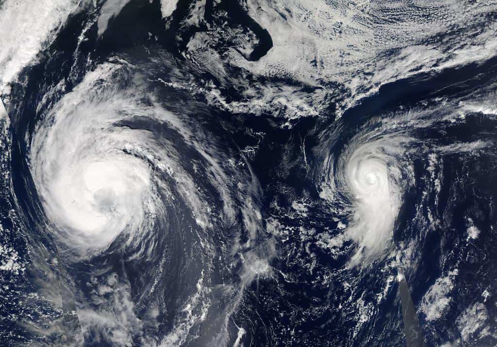 NASA Catches Tropical Storm Leslie and Hurricane Michael in the Atlantic by NASA Goddard Photo and Video