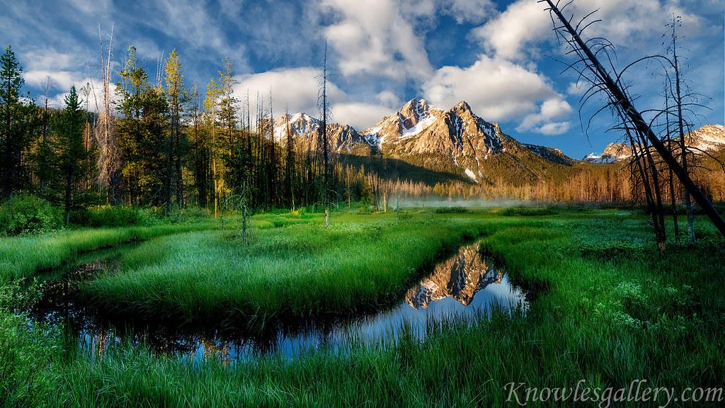 Stanley Lake Marsh Idaho by Knowles Gallery