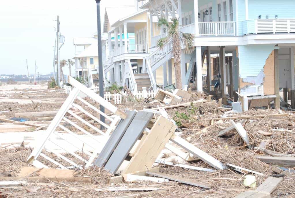 Destruction from Hurricane Ike by USACE HQ