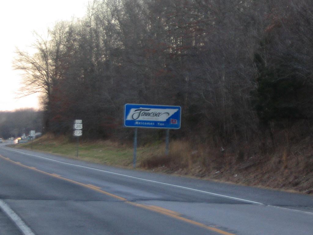 Welcome to Tennessee, U.S. Route 231 at Kentucky Border by Ken Lund