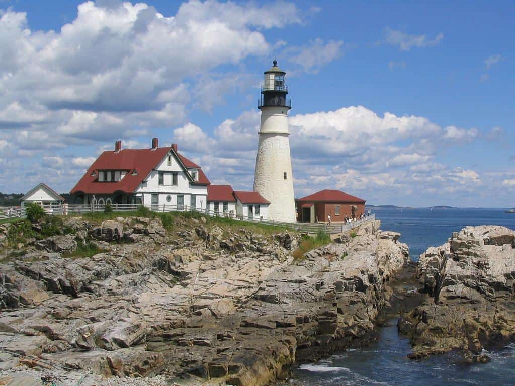 Portland Head Light, Near Portland, Maine by Ken Lund