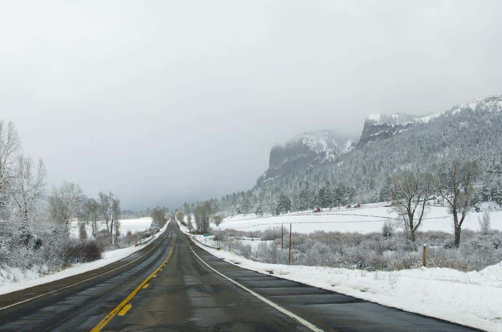 Highway 160 Colorado with Snow by Scrubhiker (USCdyer)