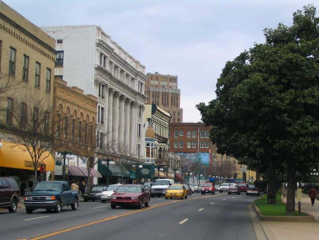 Downtown Hot Springs, Arkansas by Ken Lund