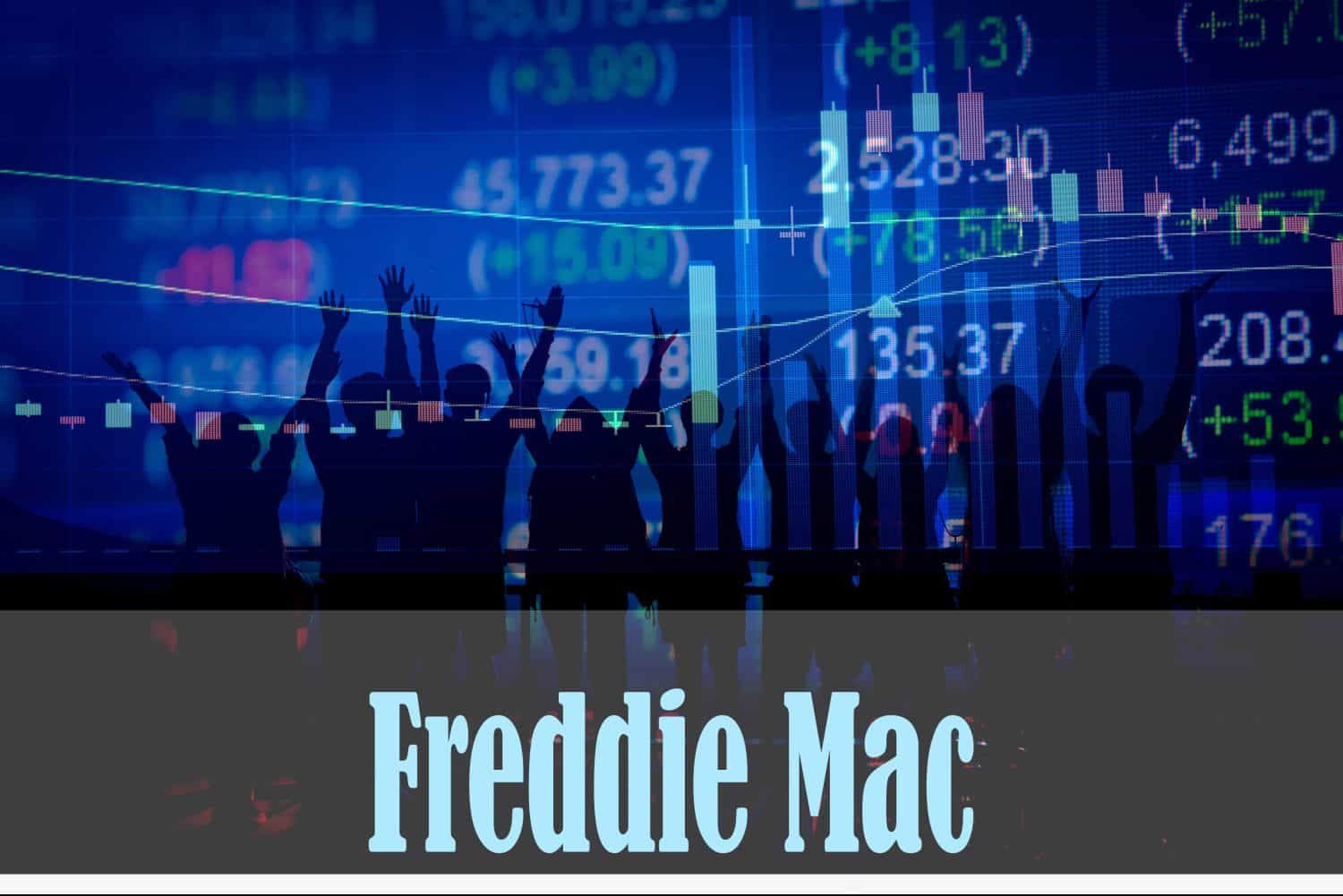 Freddie Mac - Hand writing word to represent the meaning of financial word as concept. A word Freddie Mac is a part of Investment&amp;Wealth management in stock photo.