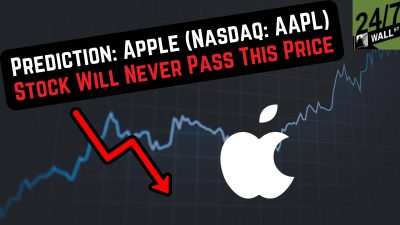 Prediction: Apple (Nasdaq: AAPL) Stock Will Never Pass This Price
