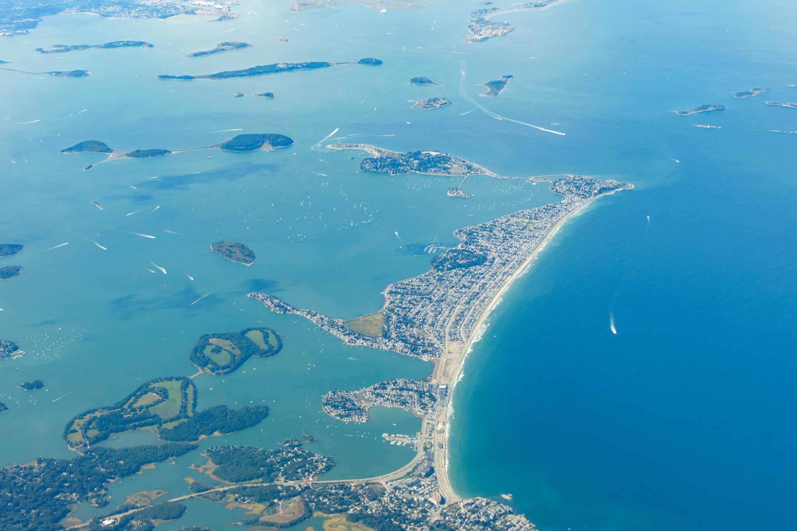 Hull MA and Boston Harbor by Eric Kilby