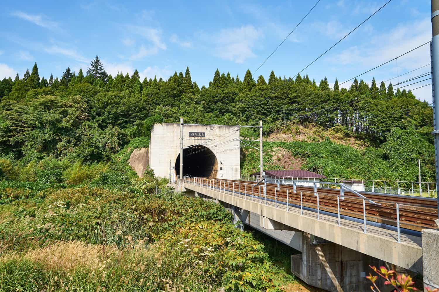 Railway tunnel to Hokkaido Landscape of Aomori Prefecture Character content ” Seikan Tunnel ”