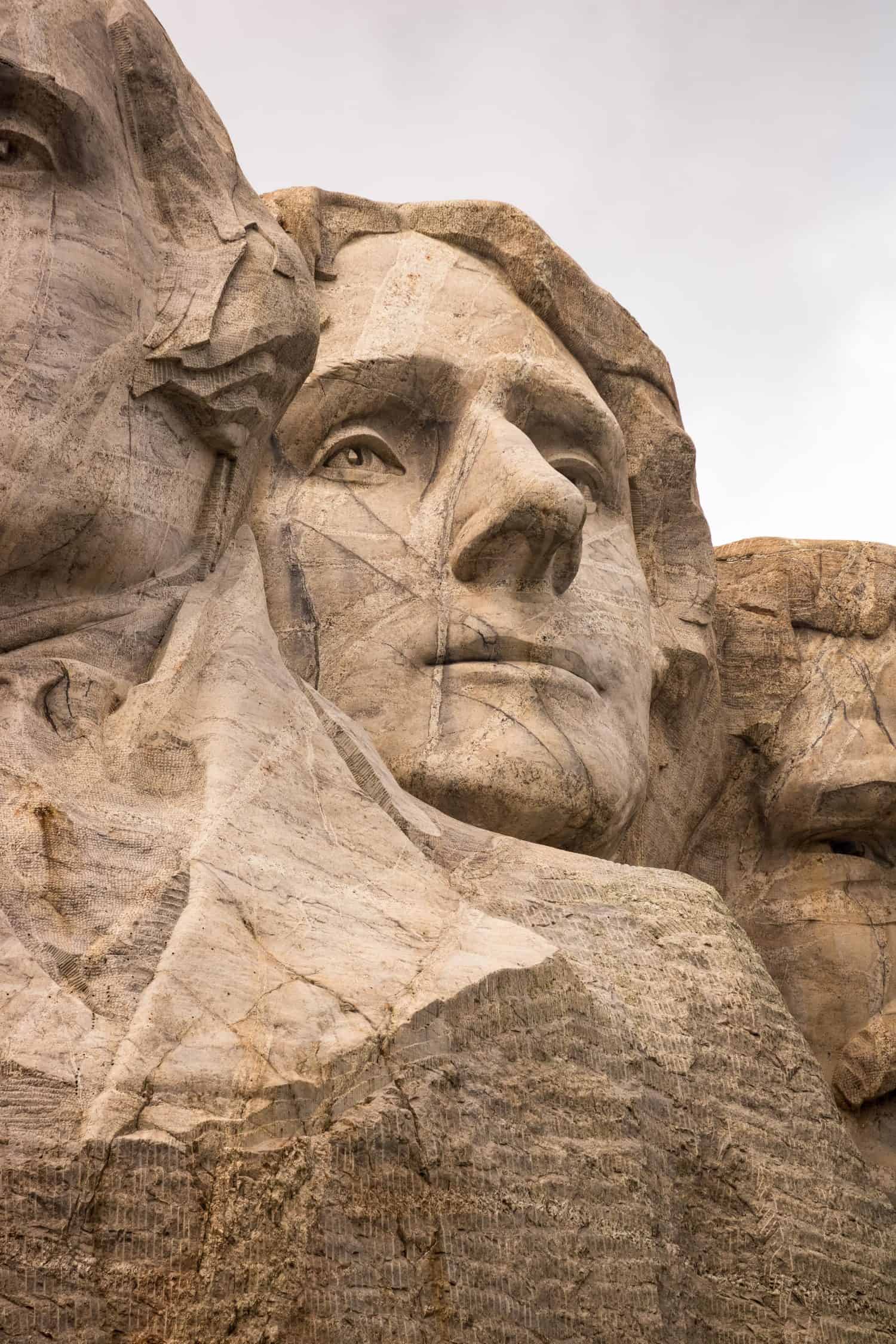 Mount Rushmore monument South Dakota, Thomas Jefferson.