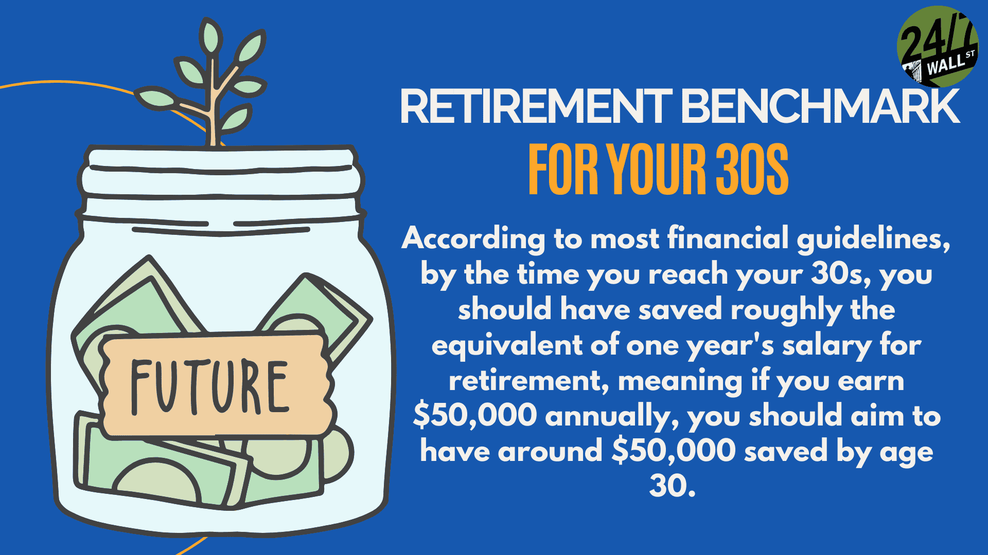 30s retirement benchmark