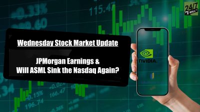 Wednesday Market News: Nasdaq Composite Flat, Russell 2000 Soars (JPM, ASML, NVDA)