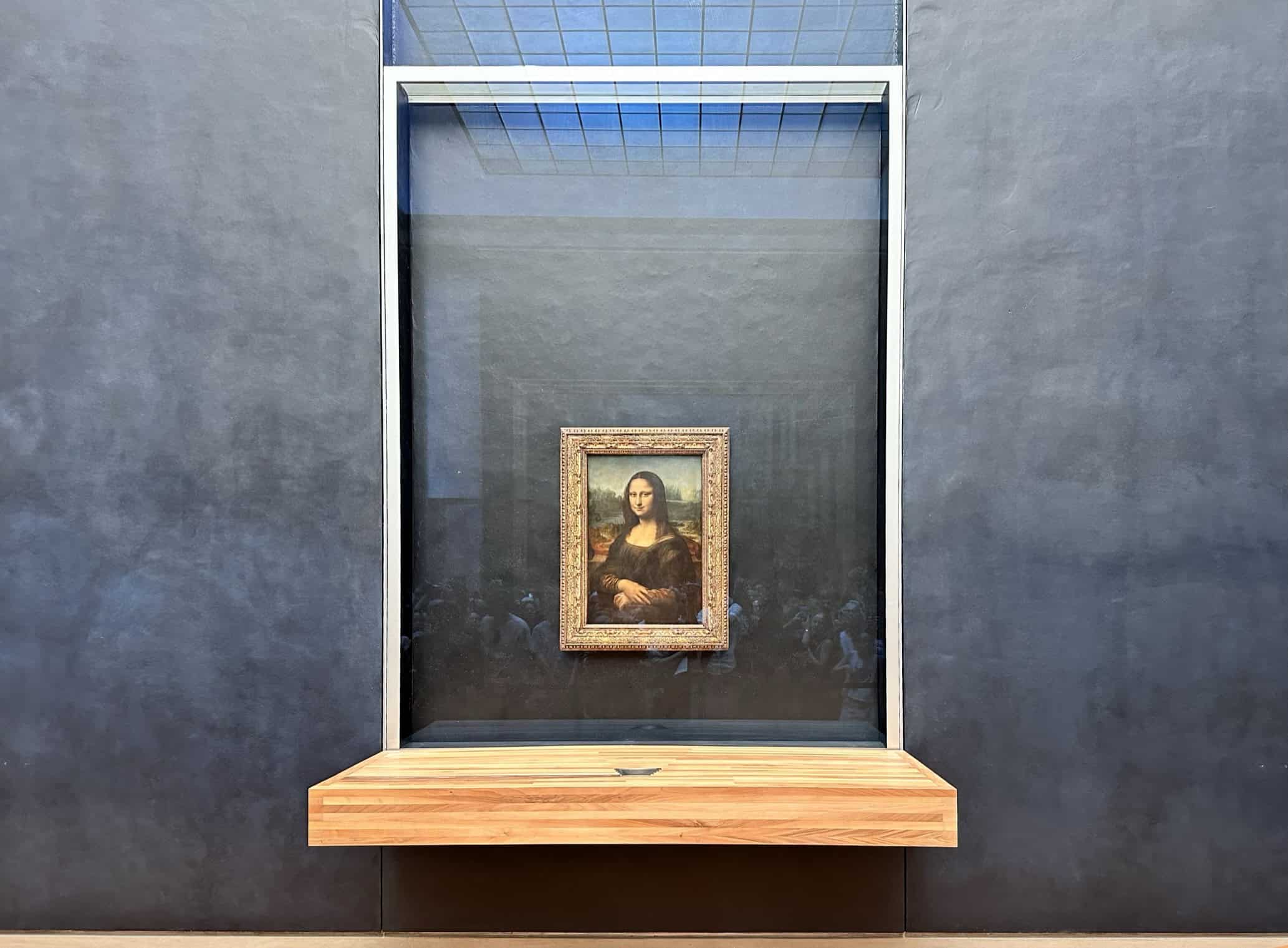 Mona Lisa on display