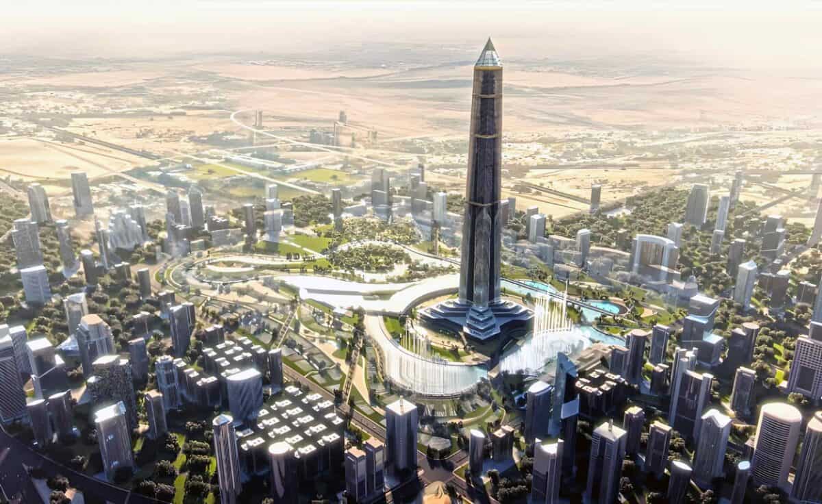 Oblisco Capitale, supertall skyscraper planned for Cairo, Egypt.