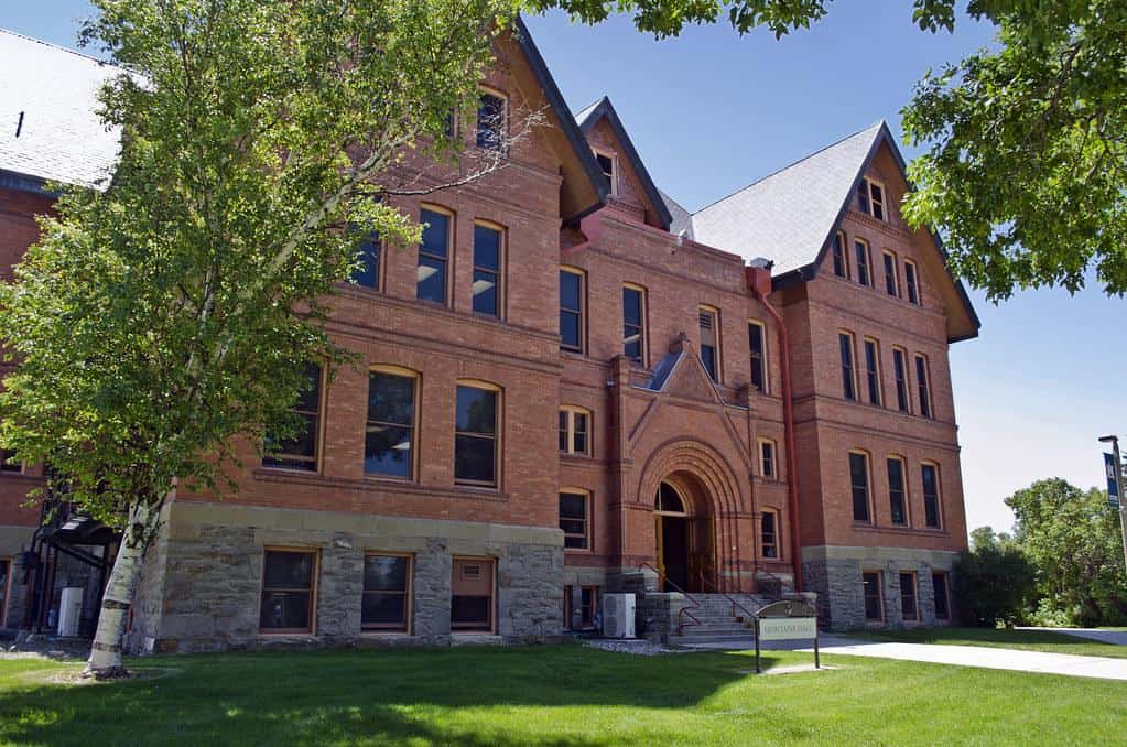 looking SW at Montana Hall - Montana State University - Bozeman, Montana - 2013-07-09 by Tim Evanson