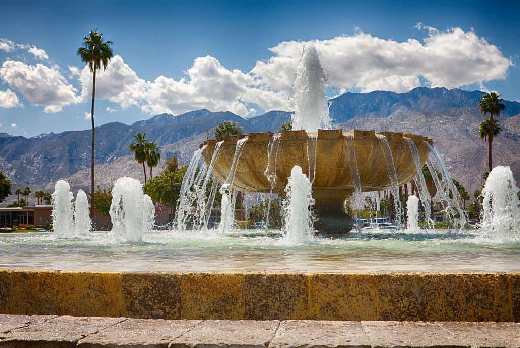 The Palm Springs Airport Fountain by Randy Heinitz