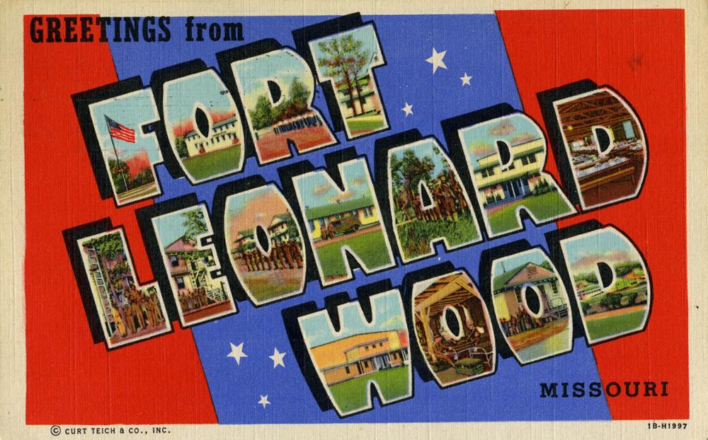 Greetings from Fort Leonard Wood, Missouri - Large Letter Postcard (4236676111) by Steve Shook from Moscow, Idaho, USA