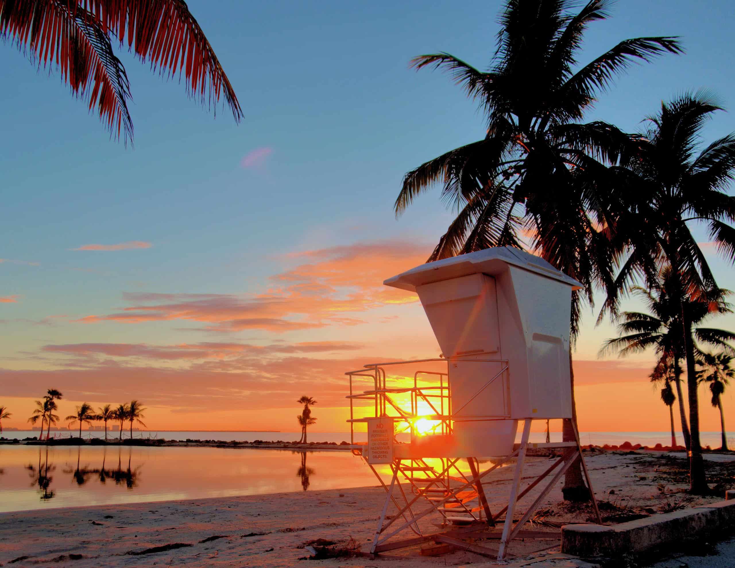 Guard Shack at Biscayne Bay by joiseyshowaa