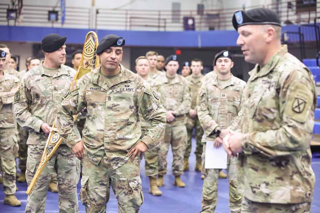 2nd Battalion, 22nd Infantry Regiment, 1st Brigade Combat Team, 10th Mountain Division, conducted a Change of Responsibility Ceremony at Magrath Fitness Complex on Fort Drum, New York, on Sept. 13, 2023. by Fort Drum &amp; 10th Mountain Division (LI)