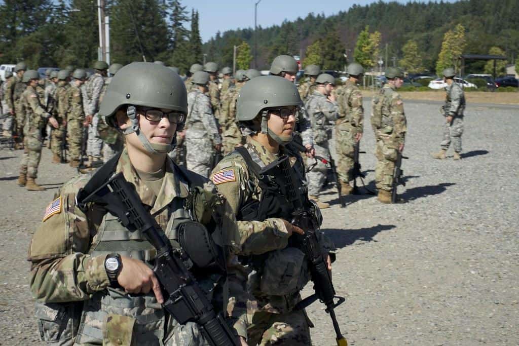 Officer Candidates from 205th RTI activate the Regiment for OCS Phase 3 by Washington National Guard