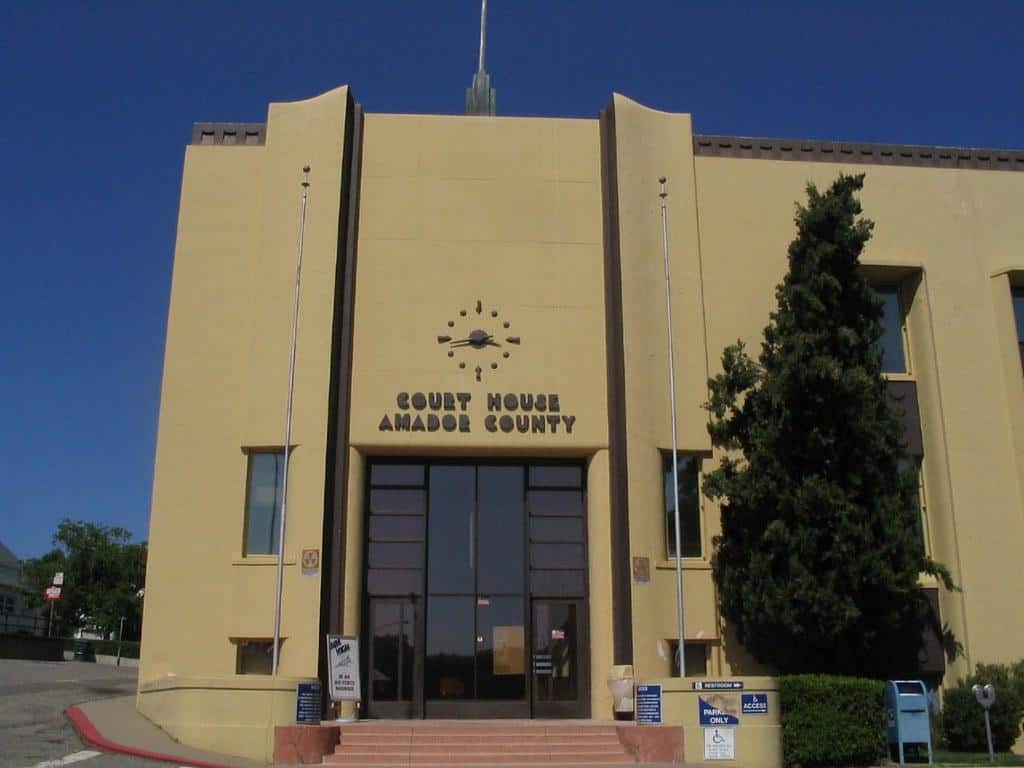 Amador County Courthouse, Jackson, California by Ken Lund